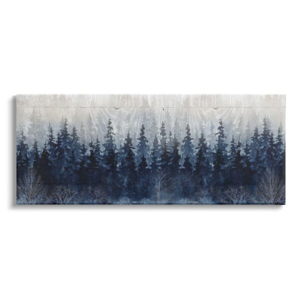 Stupell Home Decor Blue Forest Tree Line Wall Art